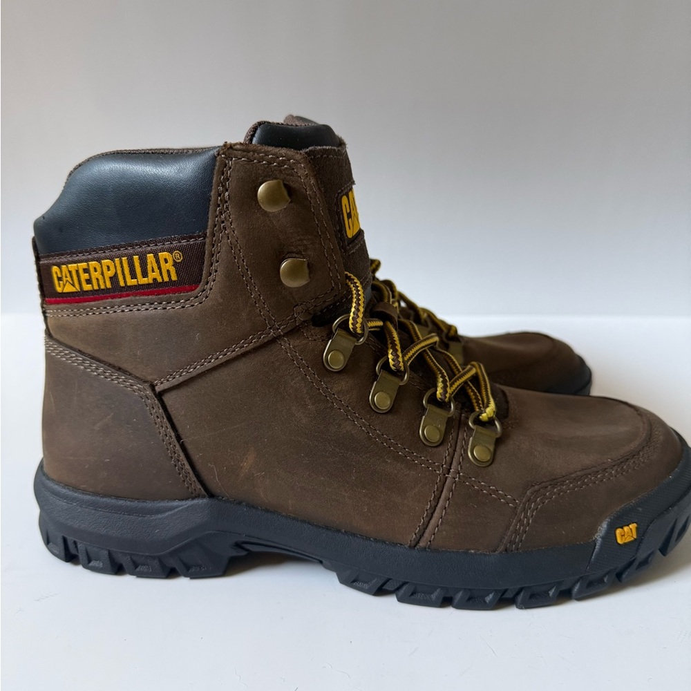 Caterpillar Men's Brown Leather Work Boots NWOT